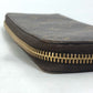LOUIS VUITTON Long Wallet Purse M61298 Monogram canvas pink Monogram Portefeuille Clemence Women Used Authentic