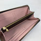 LOUIS VUITTON Long Wallet Purse M61298 Monogram canvas pink Monogram Portefeuille Clemence Women Used Authentic