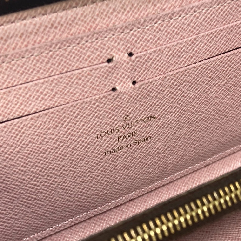 LOUIS VUITTON Long Wallet Purse M61298 Monogram canvas pink Monogram Portefeuille Clemence Women Used Authentic