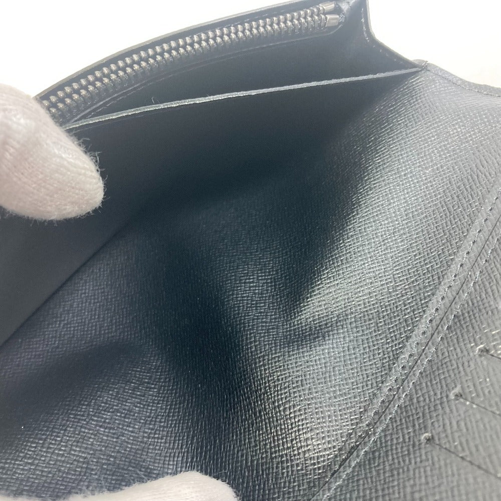 LOUIS VUITTON Long Wallet Purse M61697 Monogram Eclipse Canvas black Monogram Eclipse Portefeuille Blaza mens Used Authentic