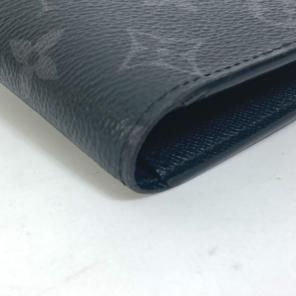 LOUIS VUITTON Long Wallet Purse M61697 Monogram Eclipse Canvas black Monogram Eclipse Portefeuille Blaza mens Used Authentic