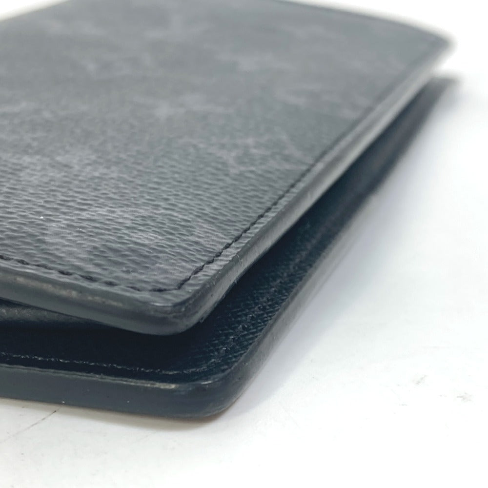 LOUIS VUITTON Long Wallet Purse M61697 Monogram Eclipse Canvas black Monogram Eclipse Portefeuille Blaza mens Used Authentic