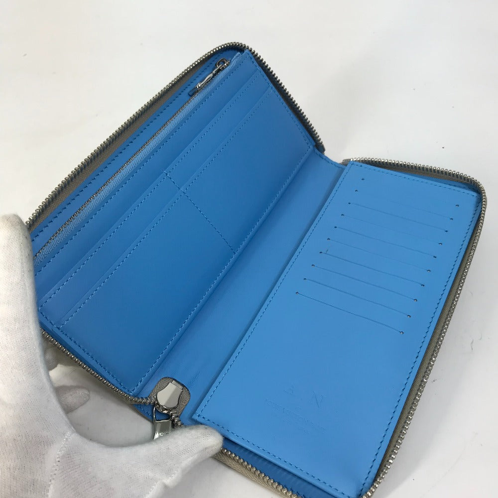 LOUIS VUITTON Long Wallet Purse M81573 Taurillon Clemence Leather white Taurillon Clemence Climbing Zippy Wallet Vertical mens Used Authentic