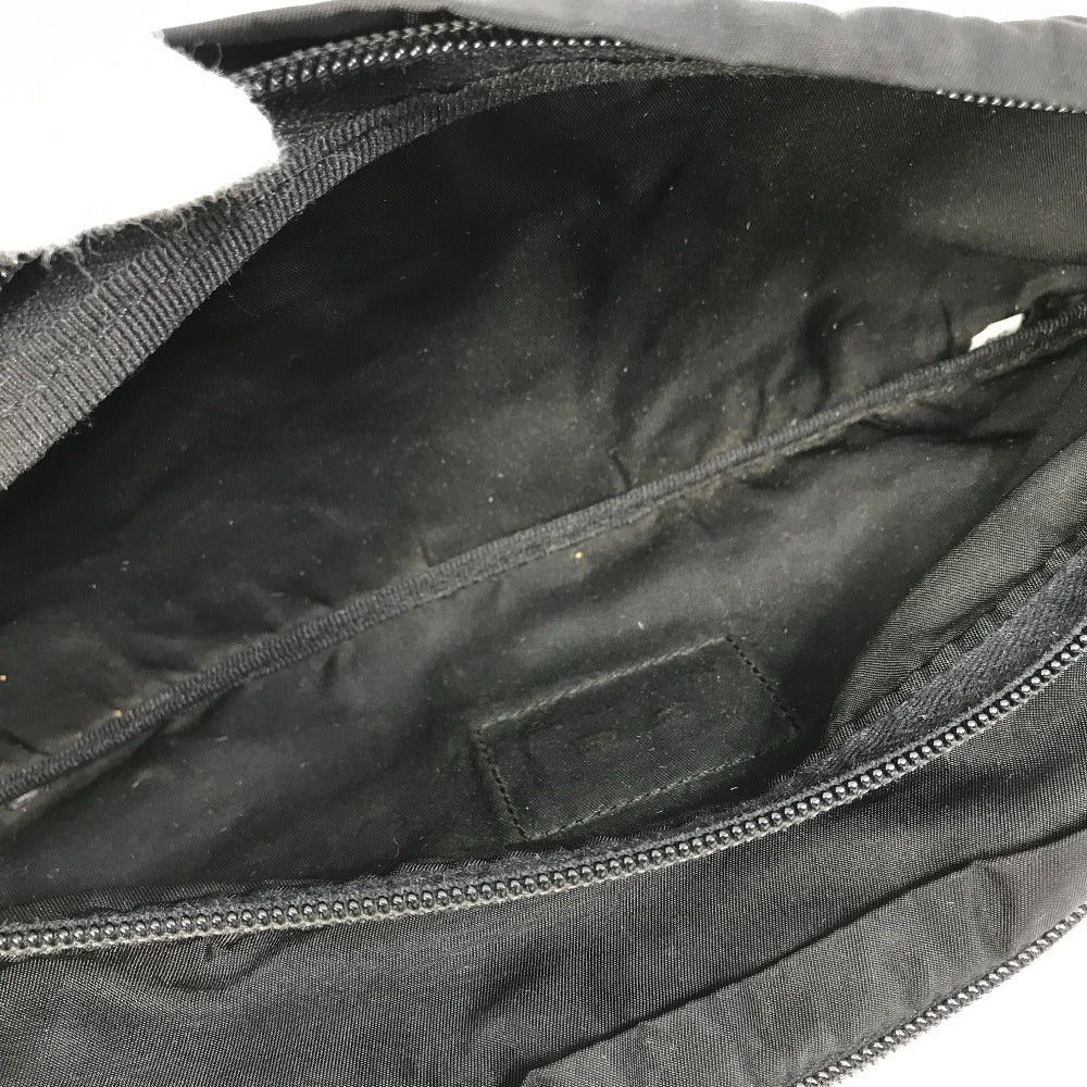 PRADA Sling bag Nylon black Triangle logo plate
