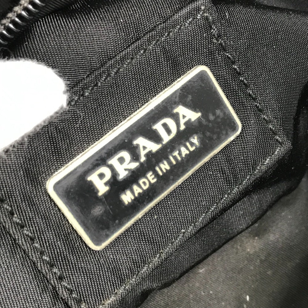 PRADA Sling bag Nylon black Triangle logo plate