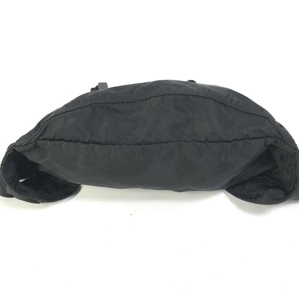 PRADA Sling bag Nylon black Triangle logo plate