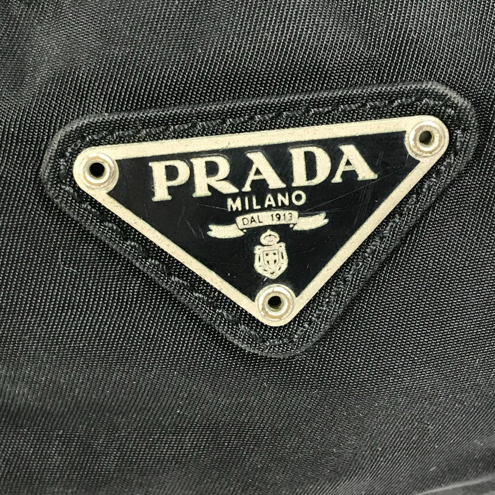 PRADA Sling bag Nylon black Triangle logo plate