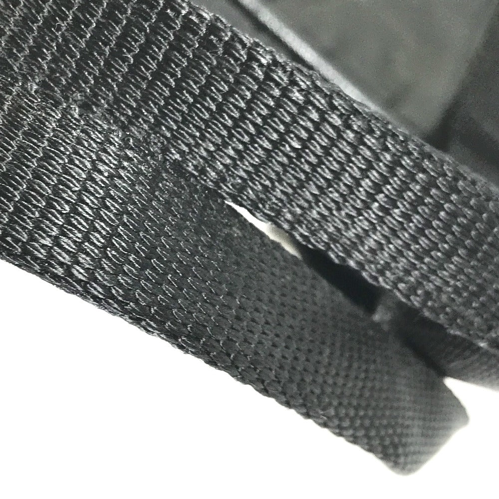 PRADA Business bag Nylon black Bag Triangle logo plate mens Used Authentic