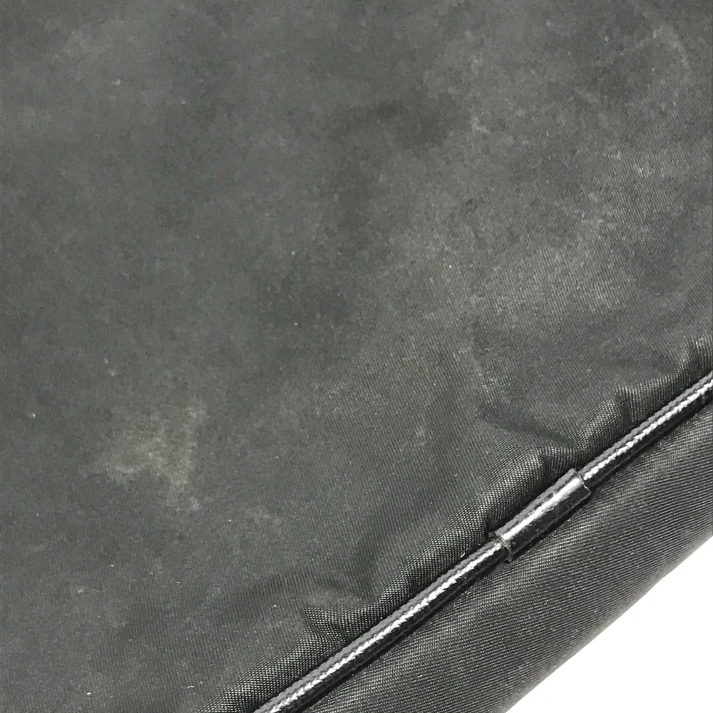 PRADA Business bag Nylon black Bag Triangle logo plate mens Used Authentic