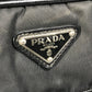 PRADA Business bag Nylon black Bag Triangle logo plate mens Used Authentic