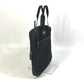 PRADA Business bag Nylon black Bag Triangle logo plate mens Used Authentic
