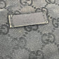 GUCCI Shoulder Bag 122790 Leather / canvas black GG Women Used Authentic