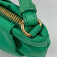 PRADA Clutch bag Nylon green Cosmetics Pouch logo Women Used Authentic