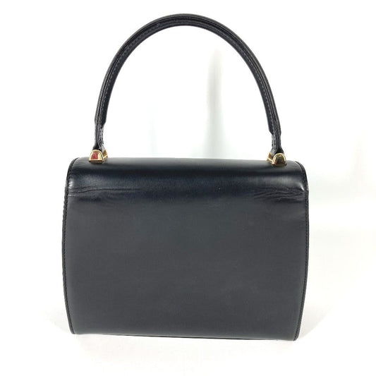 LOUIS VUITTON Handbag M63902 leather black Opera line Athens Women Used Authentic