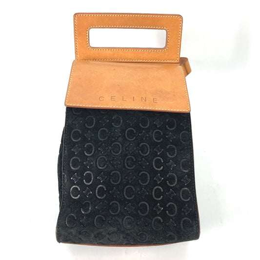 CELINE Shoulder Bag Leather / suede Brown Cross Sling bag logo macadam Women Used Authentic