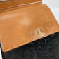 CELINE Shoulder Bag Leather / suede Brown Cross Sling bag logo macadam Women Used Authentic