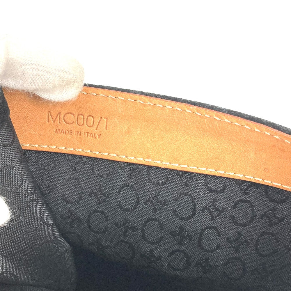 CELINE Shoulder Bag Leather / suede Brown Cross Sling bag logo macadam Women Used Authentic