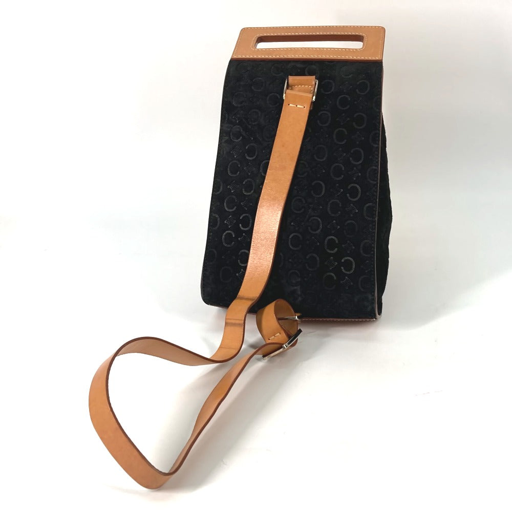 CELINE Shoulder Bag Leather / suede Brown Cross Sling bag logo macadam Women Used Authentic