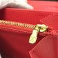 LOUIS VUITTON Long Wallet Purse M61364 Monogram canvas Brown / Red Monogram zippy wallet totem Women Used Authentic