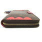 LOUIS VUITTON Long Wallet Purse M61364 Monogram canvas Brown / Red Monogram zippy wallet totem Women Used Authentic