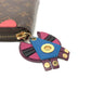 LOUIS VUITTON Long Wallet Purse M61364 Monogram canvas Brown / Red Monogram zippy wallet totem Women Used Authentic