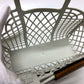 FENDI Handbag 8BH388 Rubber, Leather white Basket small