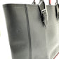 Christian Louboutin Tote Bag leather black logo mens Used Authentic