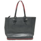 Christian Louboutin Tote Bag leather black logo mens Used Authentic