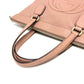 GUCCI Handbag 282307 leather pink beige Soho Interlocking G Women Used Authentic