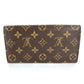 LOUIS VUITTON Long Wallet Purse M61726 Monogram canvas Brown Monogram Portomon Credit Women Used Authentic