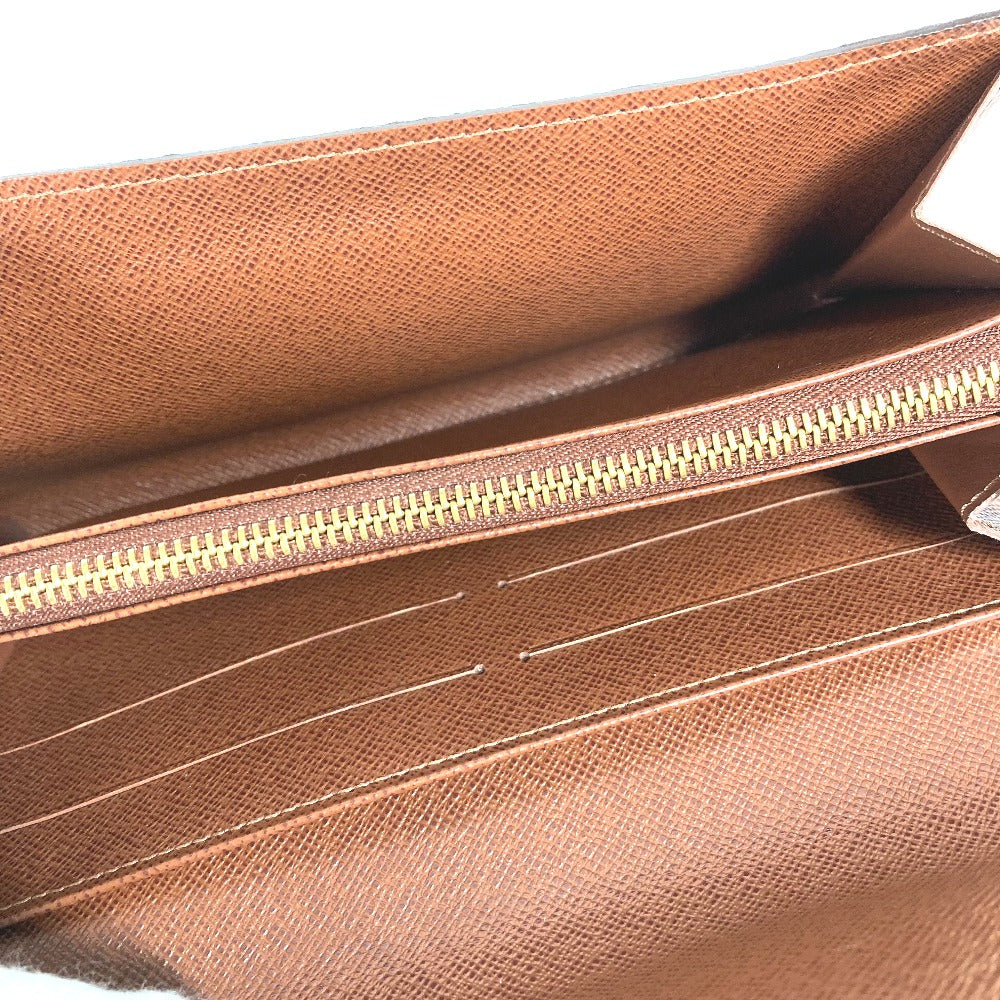 LOUIS VUITTON Long Wallet Purse M61726 Monogram canvas Brown Monogram Portomon Credit Women Used Authentic