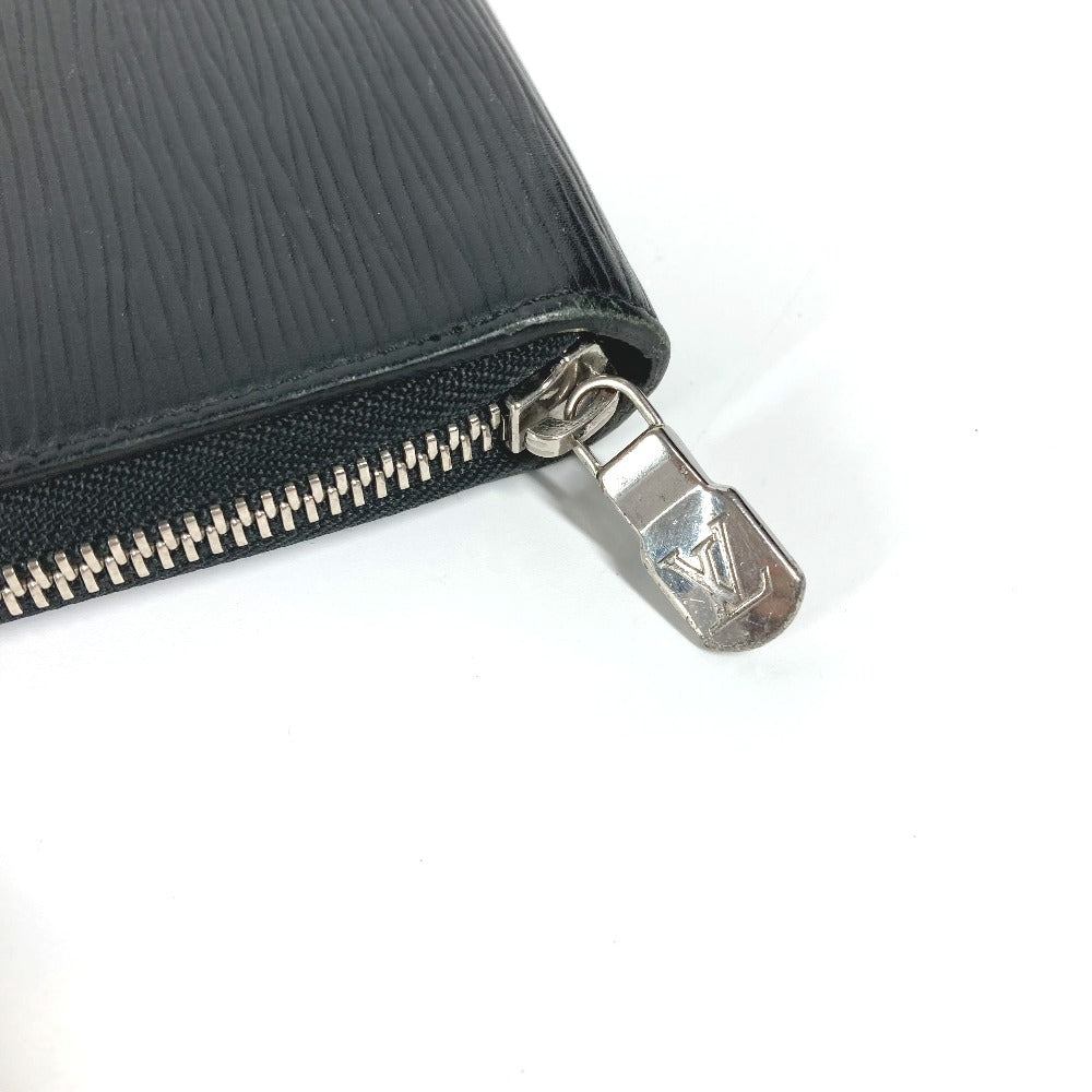 LOUIS VUITTON Long Wallet Purse M62643  Epi Leather black Epi Zippy Organizer NM mens Used Authentic