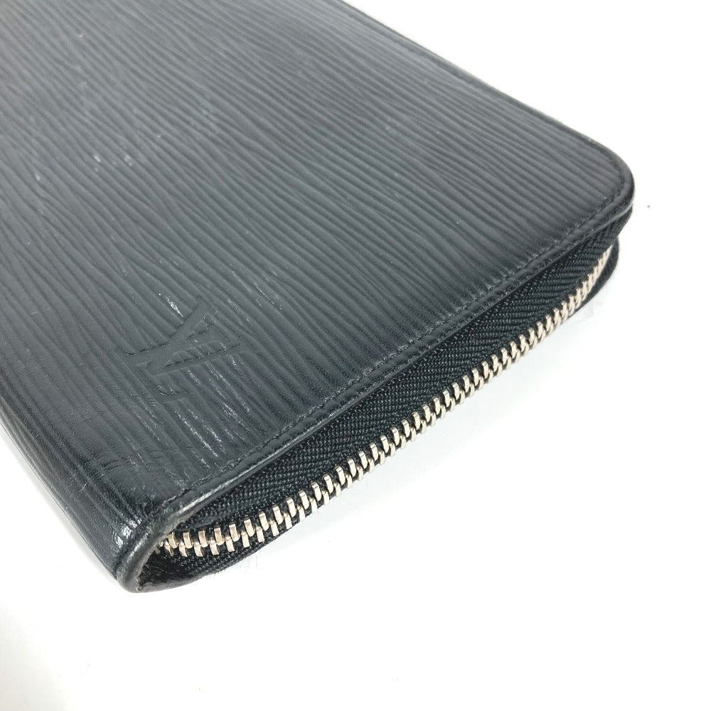 LOUIS VUITTON Long Wallet Purse M62643  Epi Leather black Epi Zippy Organizer NM mens Used Authentic