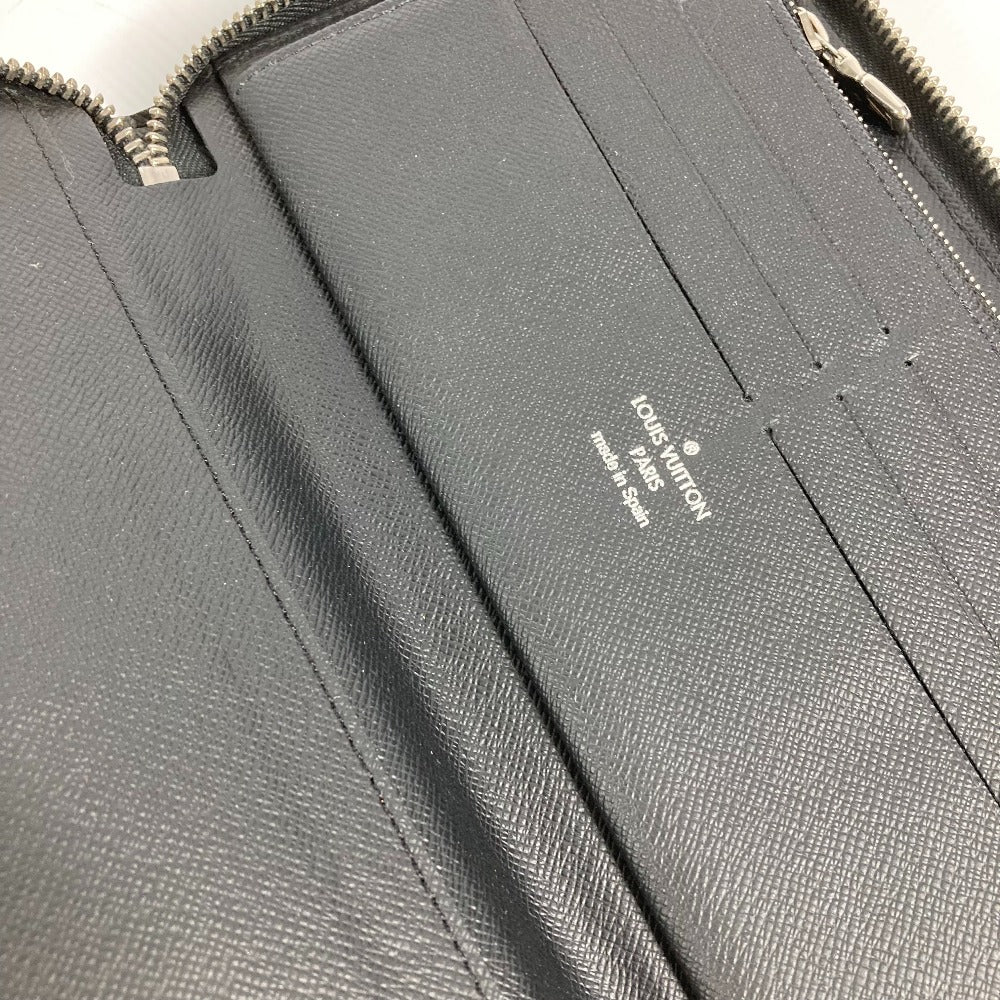 LOUIS VUITTON Long Wallet Purse M62643  Epi Leather black Epi Zippy Organizer NM mens Used Authentic