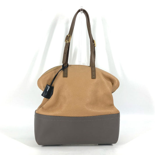 FENDI Shoulder Bag 8MN232 leather beige By color Celeria Women Used Authentic