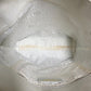 CHANEL Shoulder Bag canvas Gray x white Windows line Handbag Women Used Authentic
