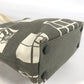 CHANEL Shoulder Bag canvas Gray x white Windows line Handbag Women Used Authentic