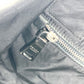 PRADA Shoulder Bag Nylon black check Bag Women Used Authentic