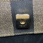 FENDI Tote Bag PVC, Leather khaki Pecan logo Women Used Authentic