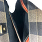 FENDI Tote Bag PVC, Leather khaki Pecan logo Women Used Authentic