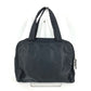 PRADA Handbag Nylon black Triangle logo plate Women Used Authentic