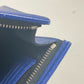 LOUIS VUITTON Clutch bag M30575 Taiga Leather blue Taiga Pochette Voyager MM