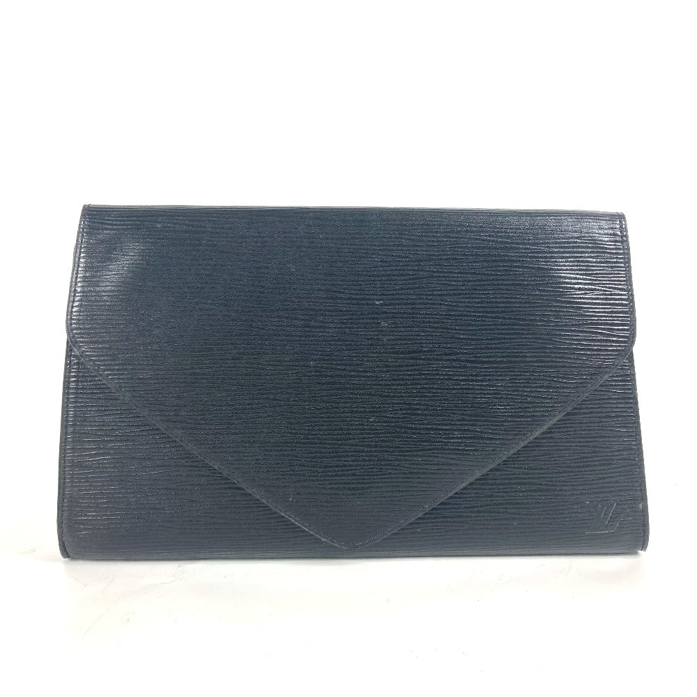 LOUIS VUITTON Clutch bag M52632 Epi Leather black Epi Art deco Women Used Authentic