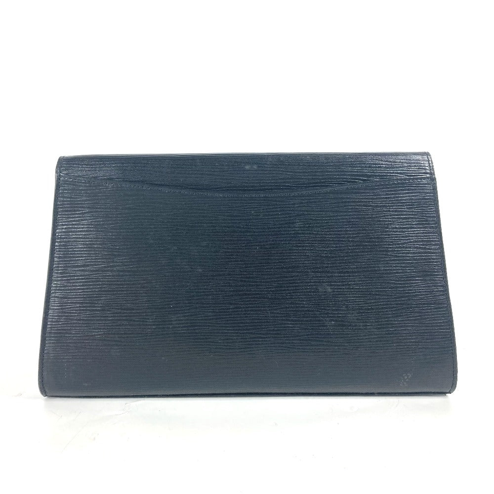 LOUIS VUITTON Clutch bag M52632 Epi Leather black Epi Art deco Women Used Authentic