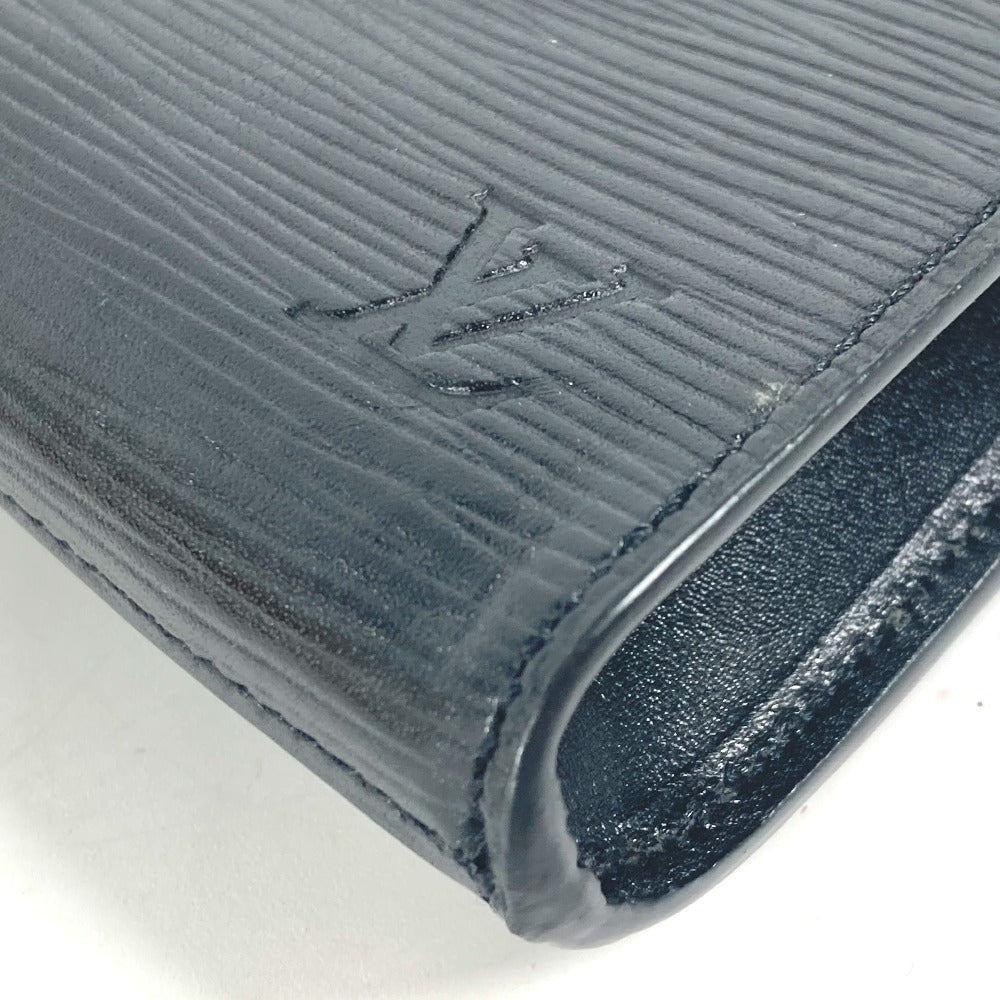 LOUIS VUITTON Clutch bag M52632 Epi Leather black Epi Art deco Women Used Authentic