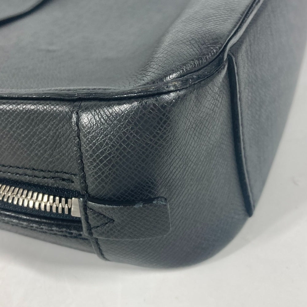 LOUIS VUITTON Business bag M32772  Taiga Leather black Taiga Neo Alexander mens Used Authentic