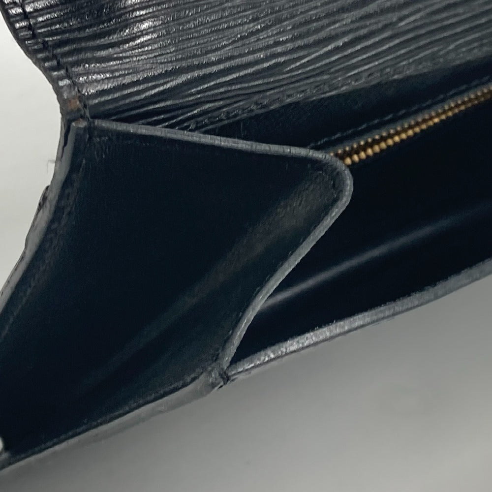 LOUIS VUITTON Clutch bag M52662 Epi Leather black Epi Montaigne 23 Women Used Authentic