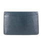 LOUIS VUITTON Clutch bag M52662 Epi Leather black Epi Montaigne 23 Women Used Authentic