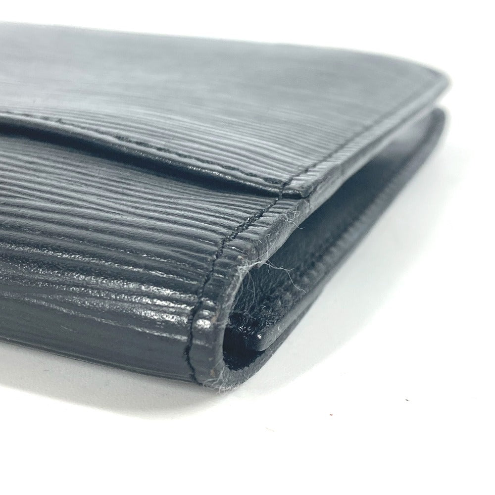 LOUIS VUITTON Clutch bag M52662 Epi Leather black Epi Montaigne 23 Women Used Authentic