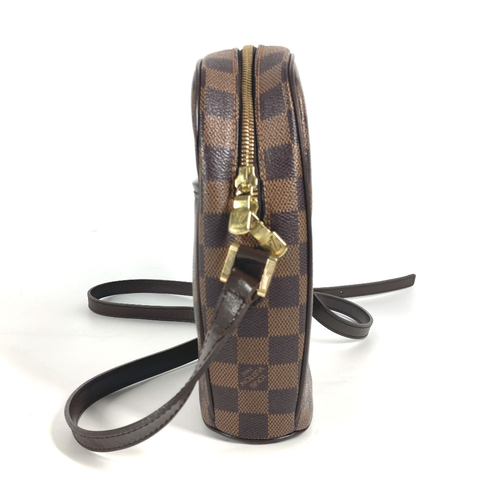 LOUIS VUITTON Shoulder Bag N51294 Damier canvas Brown Damier Ipanema PM Women Used Authentic